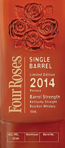 2014 Four Roses single barrel limited edition