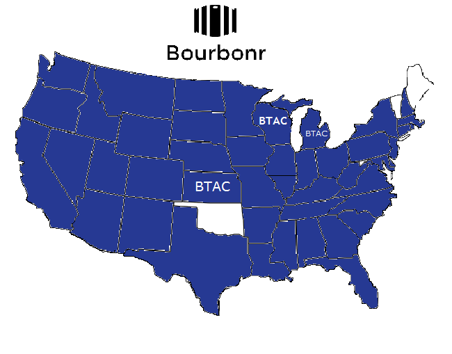 2014 Buffalo Trace Antique Collection Release Map