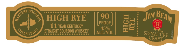 Jim Beam Harvest Collection - High Rye