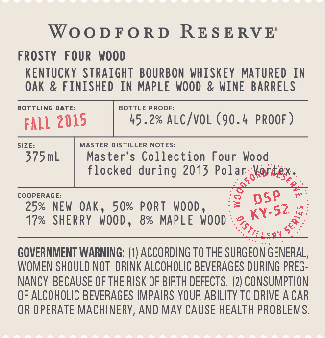 Woodford reserve Frosty Four Wood