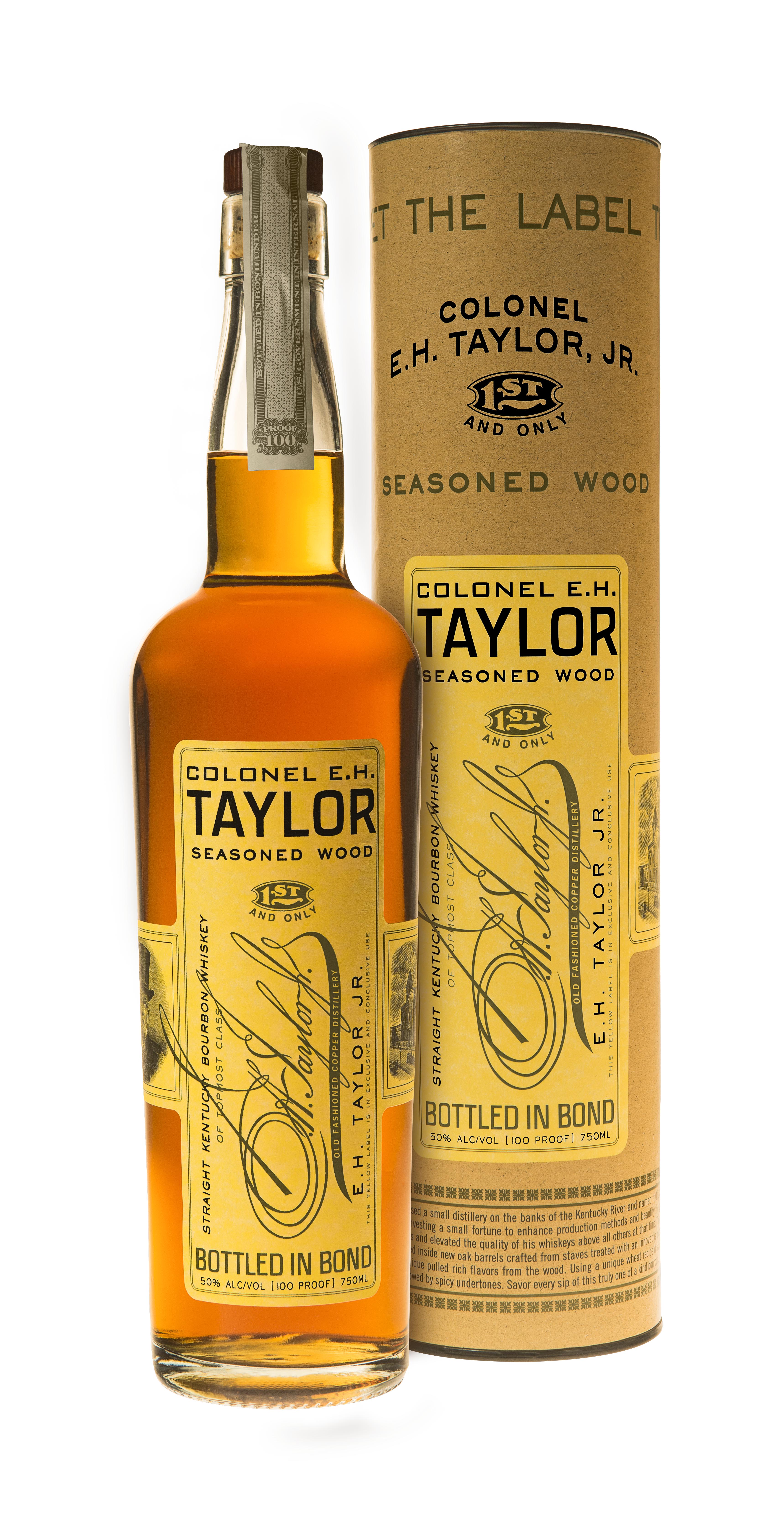 EH Taylor Seasoned Wood Bottle & Canister