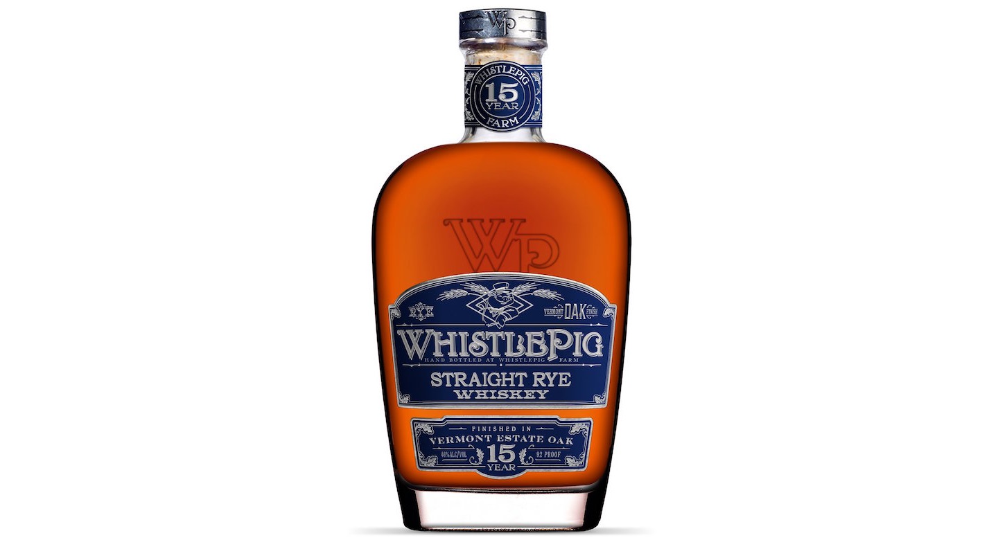 WhistlePig 15 year vermont estate oak rye